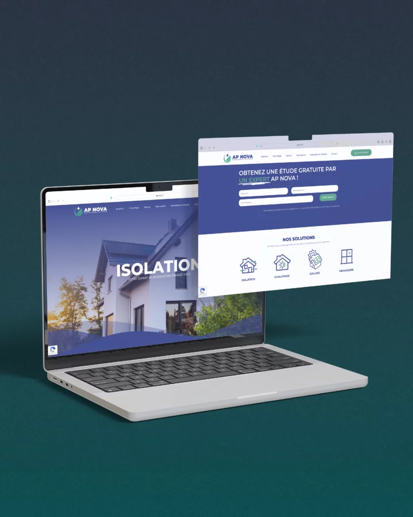 site internet de AP NOVA à Bourgoin-Jallieu